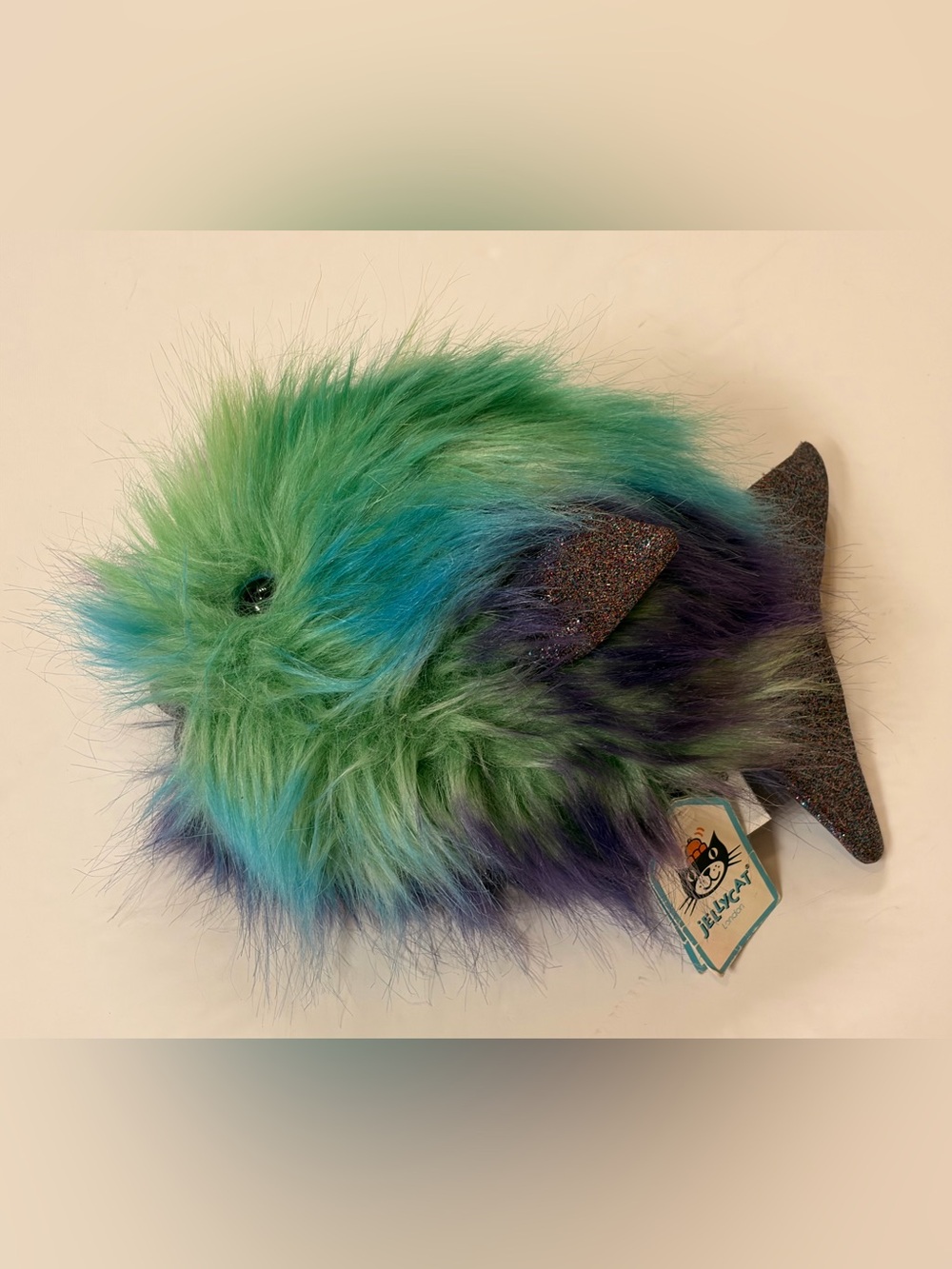 Jellycat Jewel Disco Fish NWT - Rare, Retired Plush Stuffie